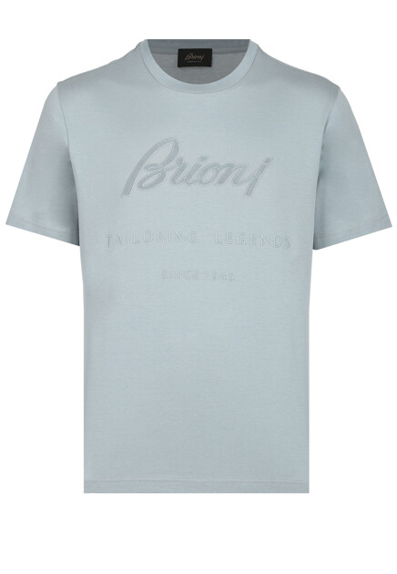 Футболка из хлопка  BRIONI
