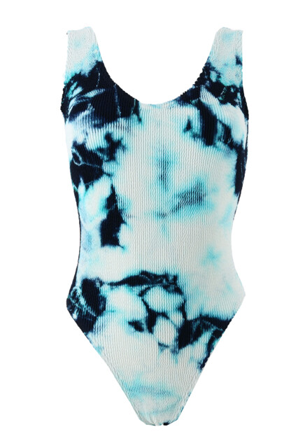 Слитный купальник tie-dye BOND-EYE