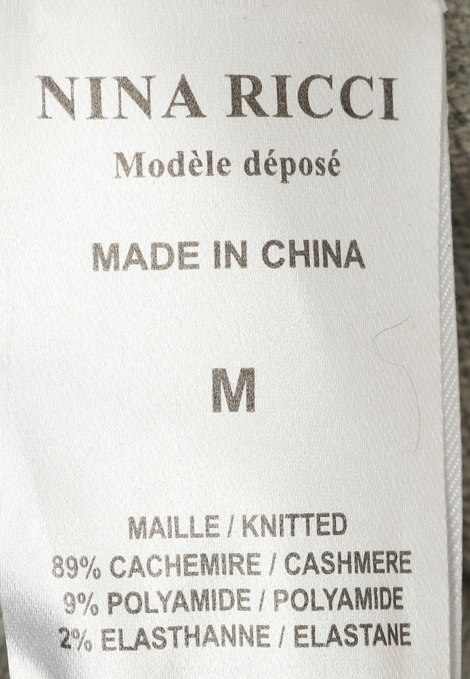 Костюм NINA RICCI  - Кашемир - цвет серый