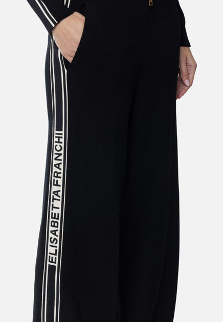 Брюки ELISABETTA FRANCHI  - Вискоза - цвет черный
