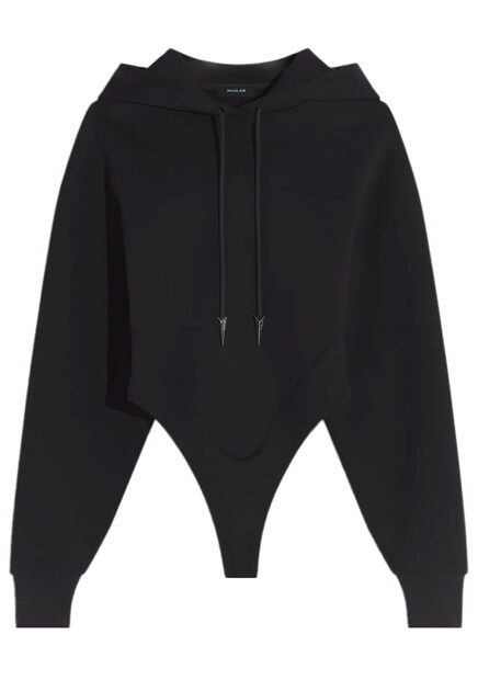 Боди с капюшоном  MUGLER
