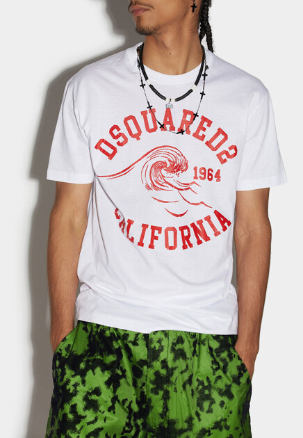 Футболка с логотипом  DSQUARED2 - ИТАЛИЯ