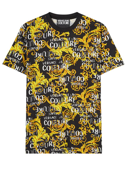 Футболка с принтом  VERSACE JEANS COUTURE