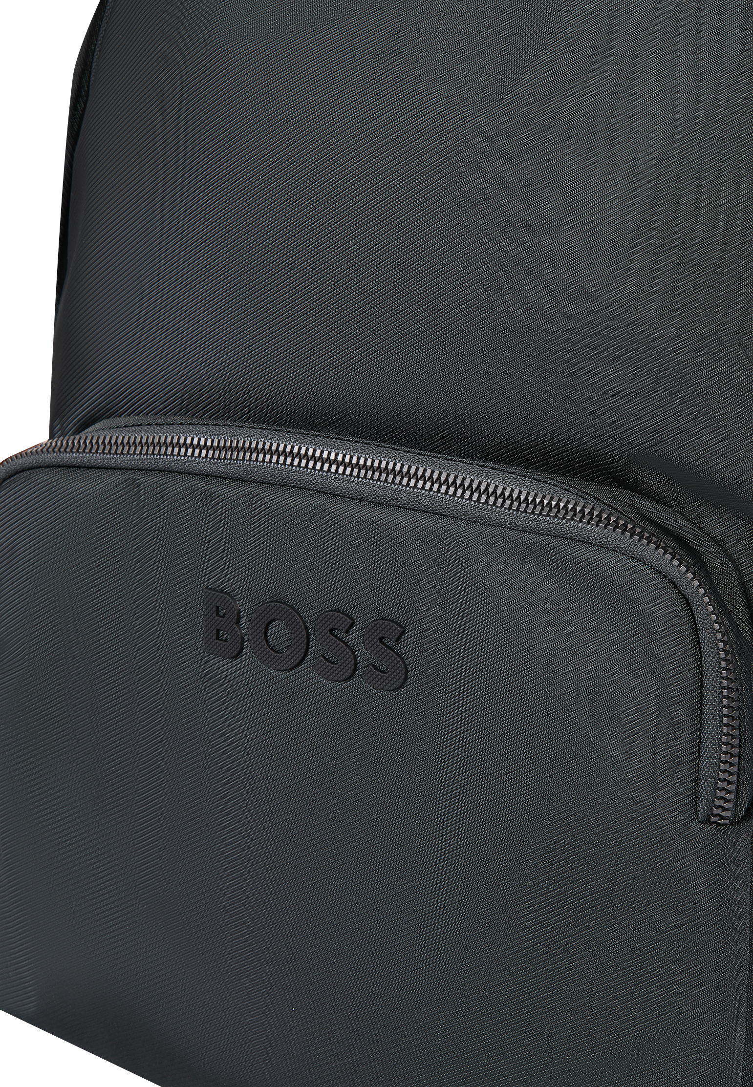 Рюкзак BOSS  - Переработанный полиэстер - цвет зеленый