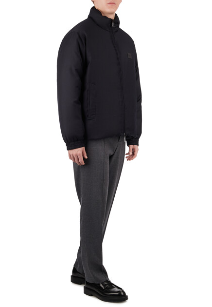 Пуховик EMPORIO ARMANI  - Вискоза, Полиэстер, Шерсть