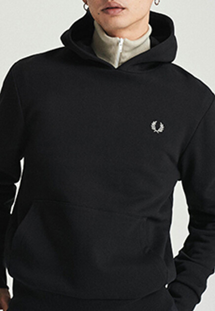 Худи с крупным логотипом  FRED PERRY