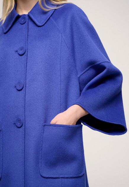 Полупальто из смесовой шерсти LUISA SPAGNOLI