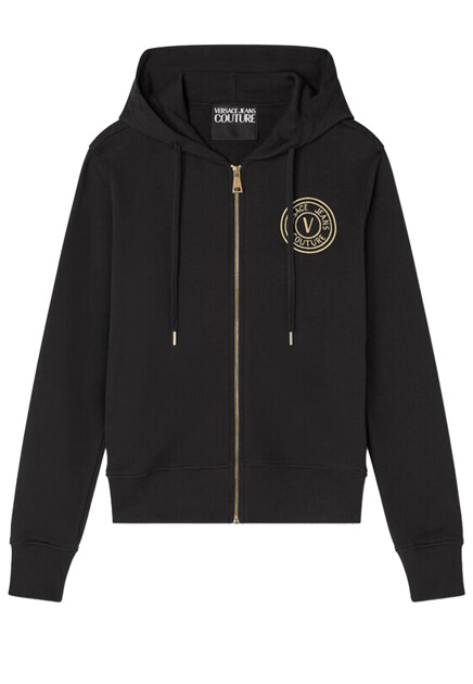 Толстовка на молнии с логотипом  VERSACE JEANS COUTURE