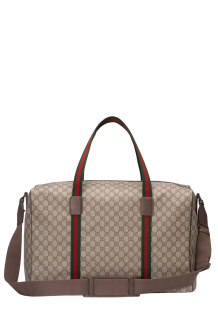 Сумка GUCCI  - Текстиль - цвет бежевый