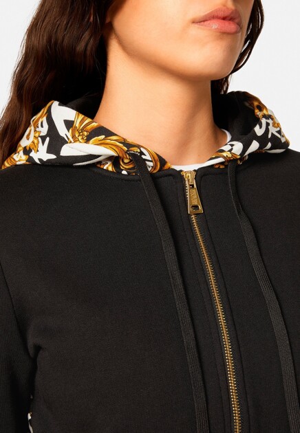 Толстовка VERSACE JEANS COUTURE  - Хлопок - цвет черный