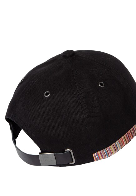 Бейсболка PAUL SMITH  - Хлопок - цвет черный