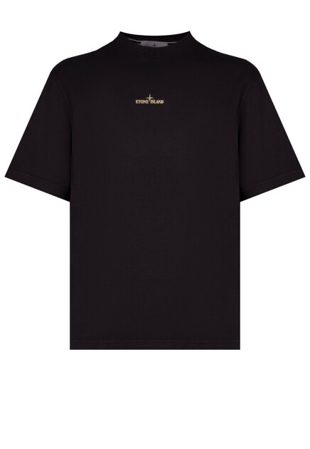 Футболка с логотипом STONE ISLAND