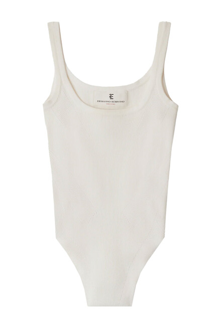 Боди в рубчик  ERMANNO SCERVINO