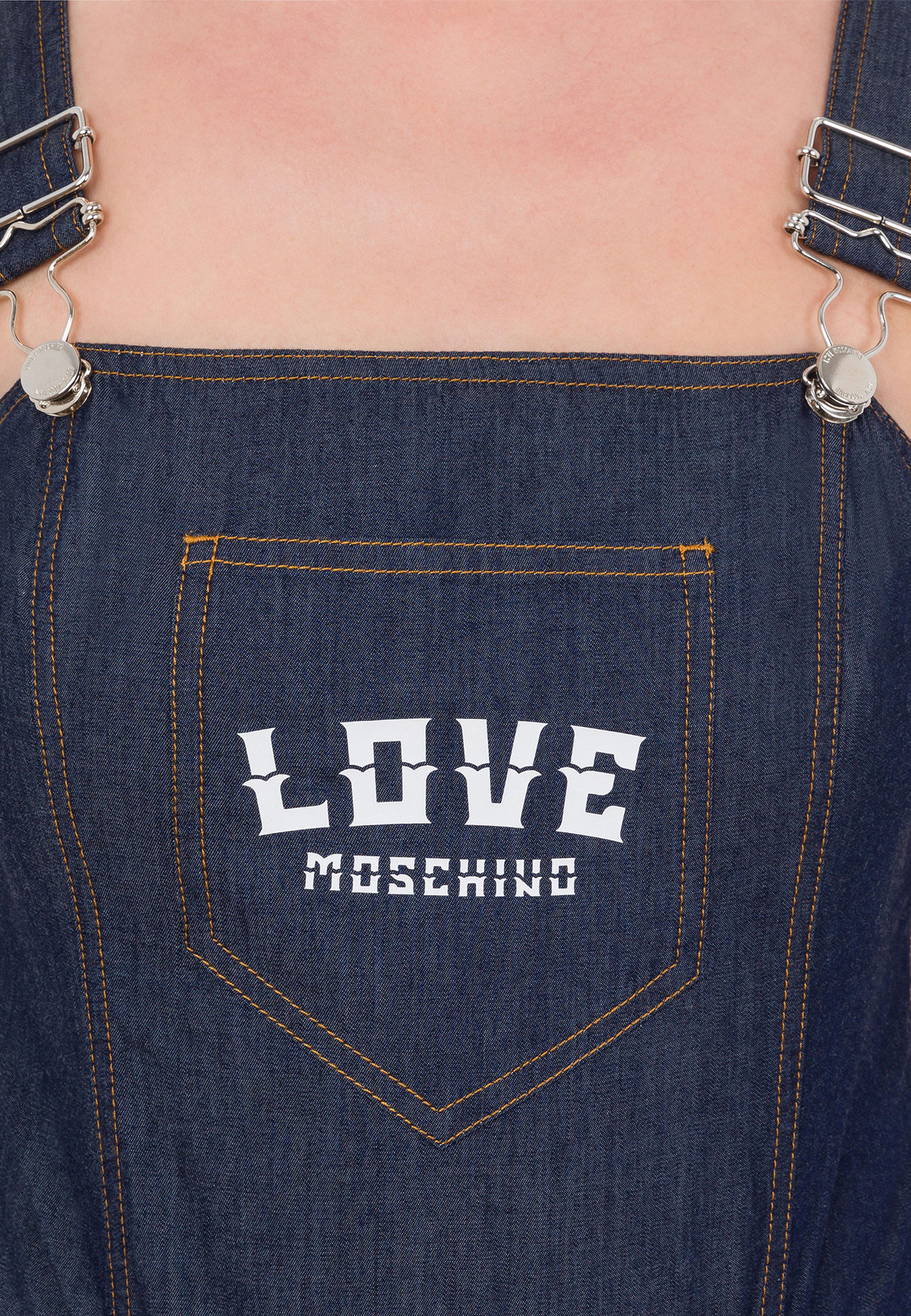 Сарафан MOSCHINO Love  - Хлопок - цвет синий