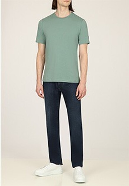 Зеленая футболка CORNELIANI