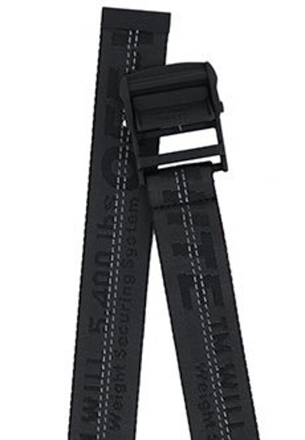 Черный ремень OFF-WHITE