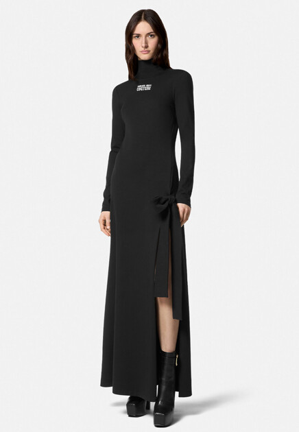 Платье с готическим логотипом VERSACE JEANS COUTURE - ИТАЛИЯ