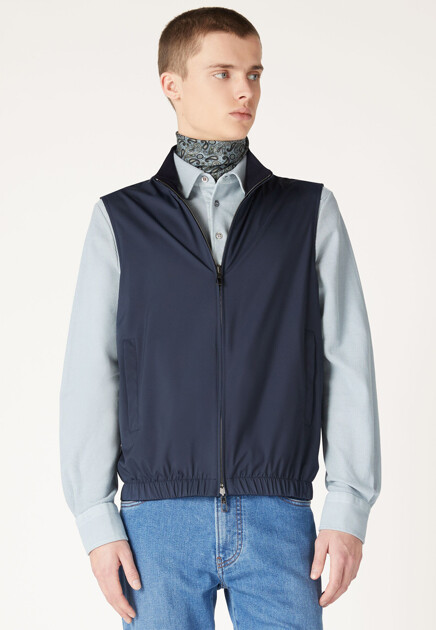 Жилет LORO PIANA  - Полиамид - цвет синий