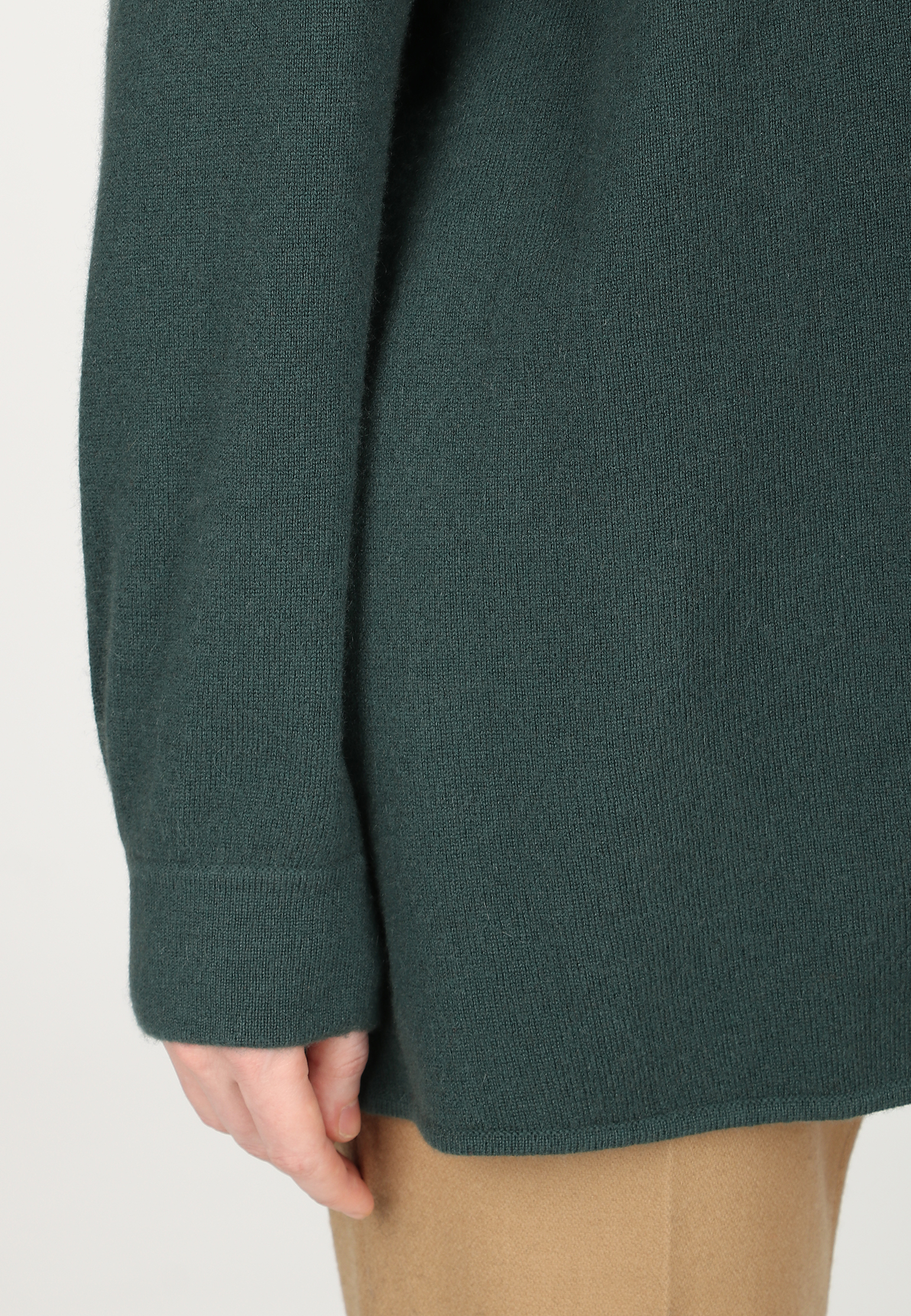 Рубашка свободного кроя из смеси шерсти и кашемира ALLUDE