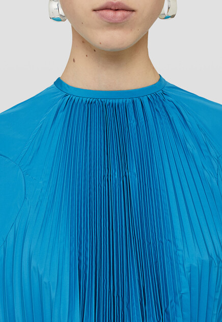 Платье с плиссировкой  JIL SANDER - ГЕРМАНИЯ