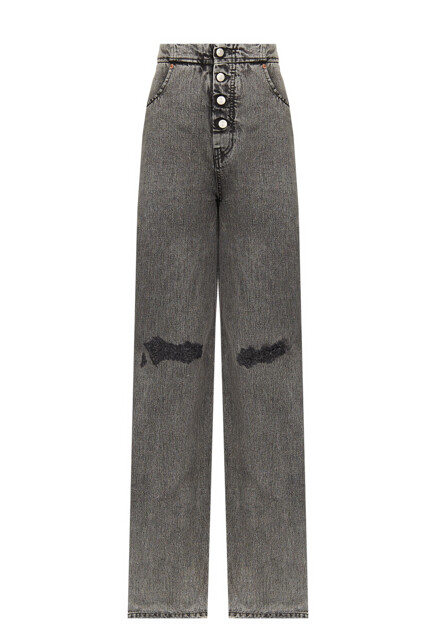 Джинсы с потертостями  MM6 Maison Margiela
