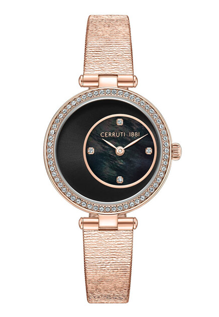 Розовые часы CERRUTI 1881