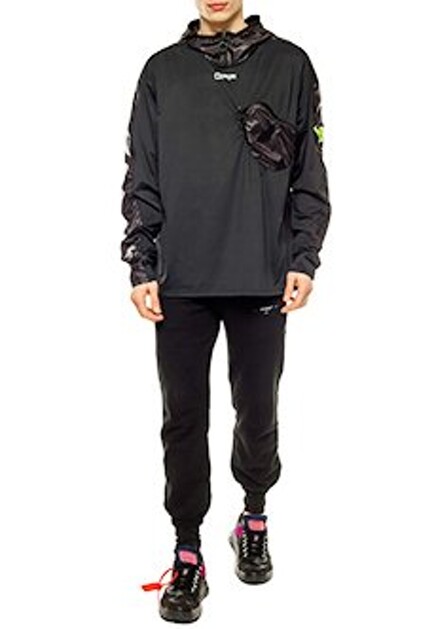 Черная толстовка OFF-WHITE