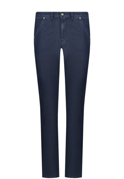 Джинсы из смеси хлопка и шелка BARMAS JEANS