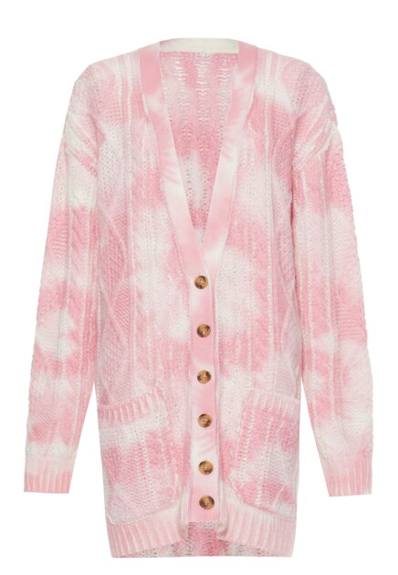 Кардиган с эффектом Tie-Dye VALENTINO RED
