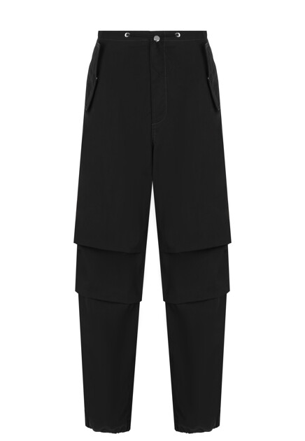 Широкие брюки с низкой посадкой DION LEE