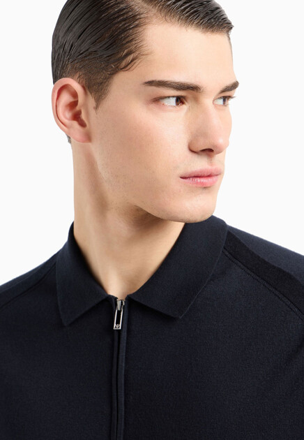 Поло на молнии EMPORIO ARMANI