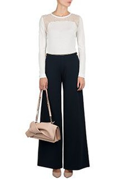 Белый джемпер ALBERTA FERRETTI