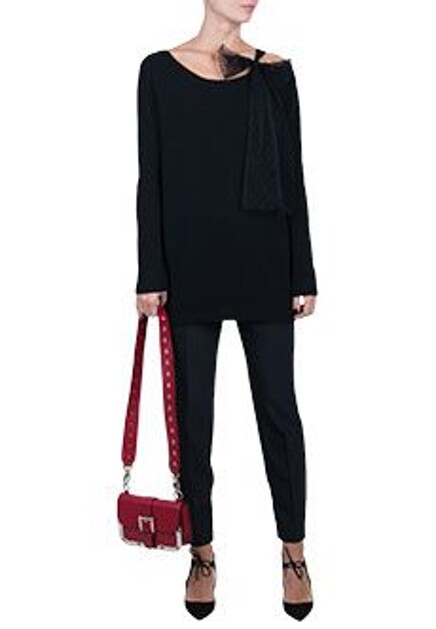 Черный джемпер VALENTINO RED