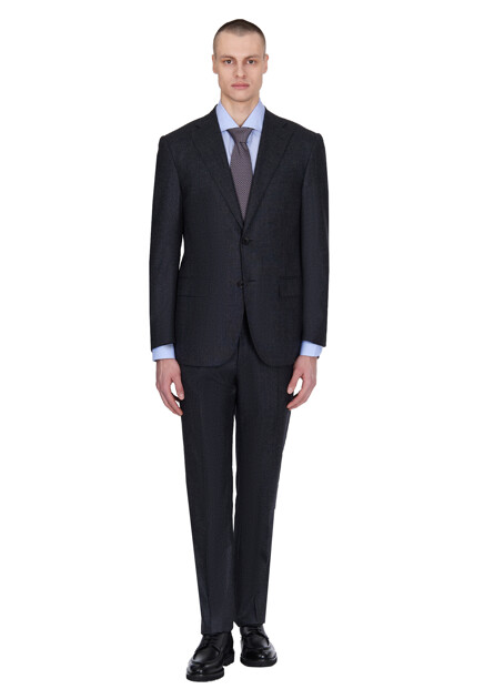 Классическая рубашка из хлопка  ISAIA - ИТАЛИЯ