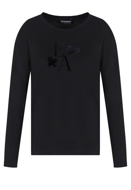 Лонгслив с логотипом EMPORIO ARMANI