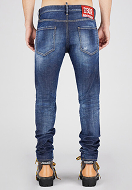 Джинсы с эффектом washed out DSQUARED2