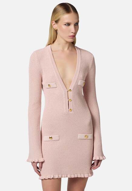 Платье ELISABETTA FRANCHI  - Вискоза - цвет розовый