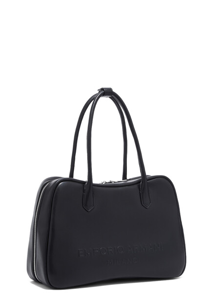 Сумка EMPORIO ARMANI  - Кожа - цвет черный