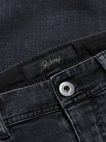 Джинсы BRIONI  - Хлопок - цвет серый