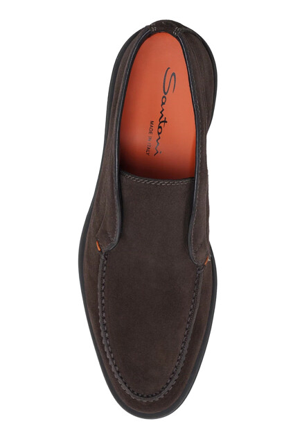Замшевые полуботинки SANTONI