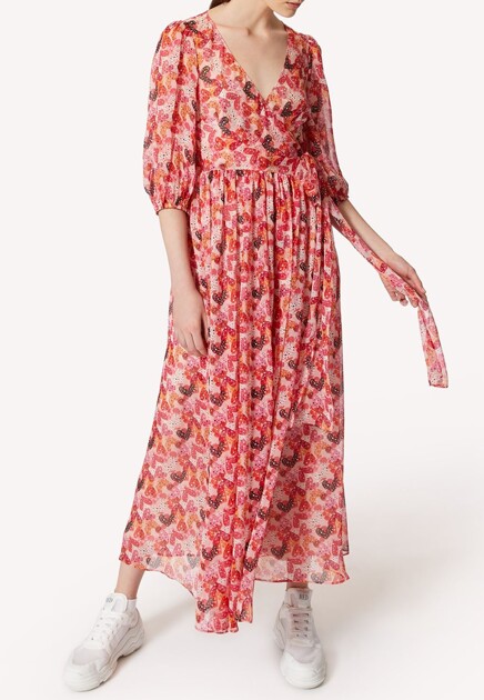 Платье VALENTINO RED  - Шелк - цвет розовый
