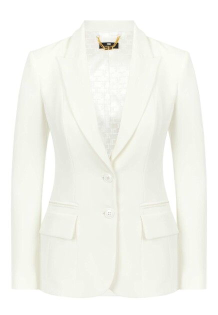 Однобортный приталенный пиджак ELISABETTA FRANCHI