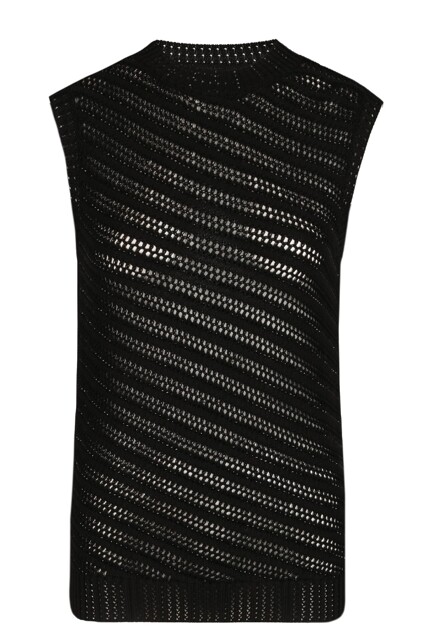 Жилет из хлопковой пряжи ERMANNO SCERVINO