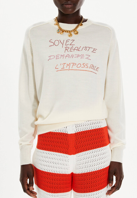 Джемпер SONIA RYKIEL  - Шерсть - цвет белый