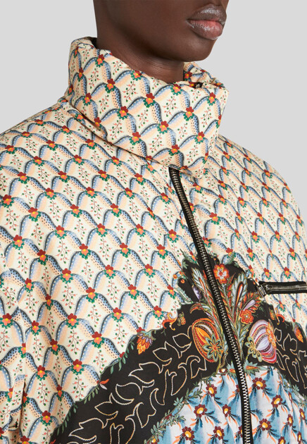 Пуховик ETRO  - Полиэстер - цвет голубой