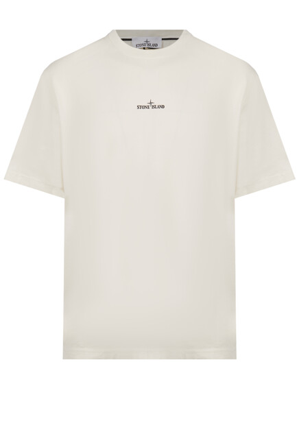 Футболка с логотипом STONE ISLAND