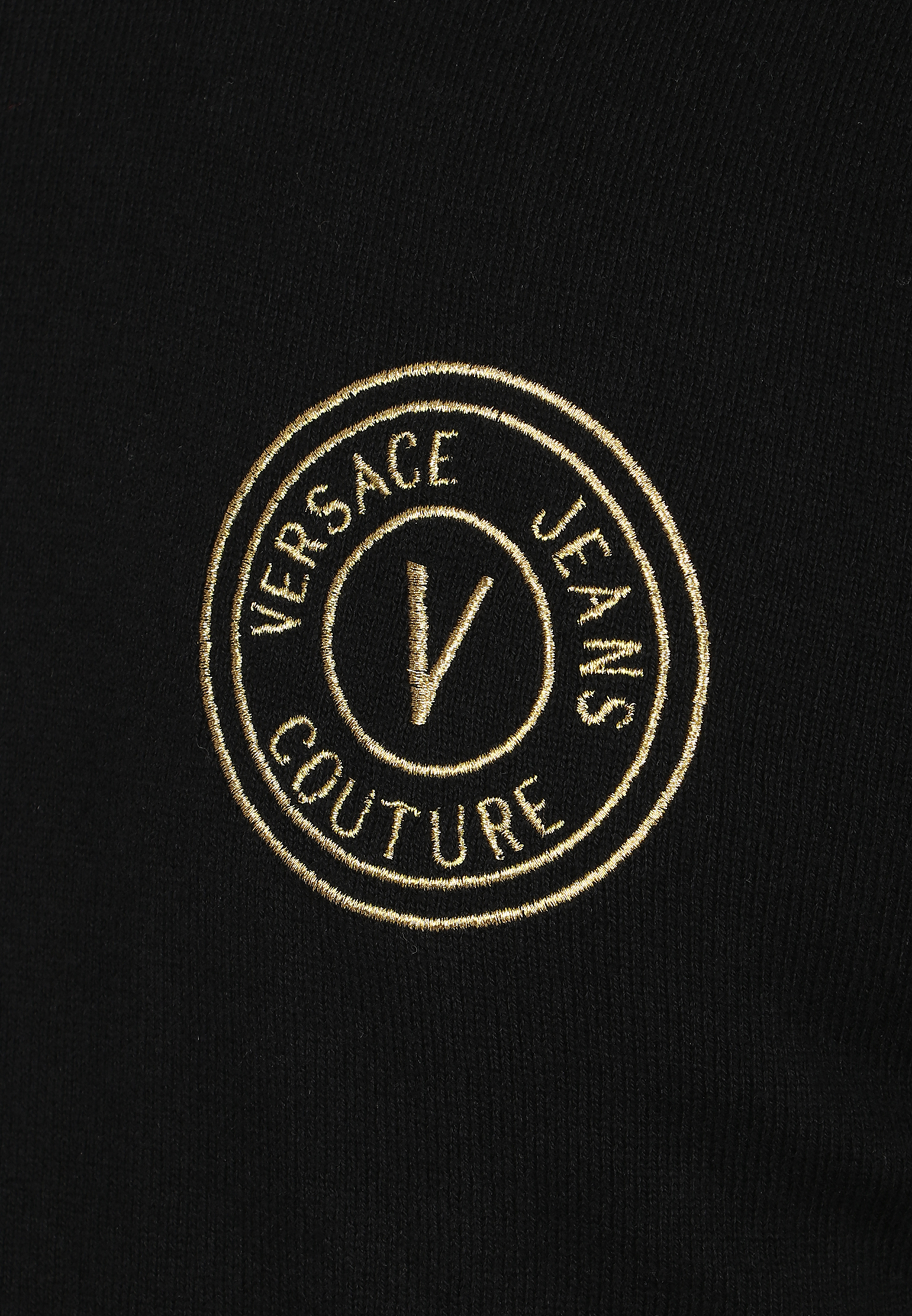 Джемпер из хлопка с добавлением кашемира VERSACE JEANS COUTURE