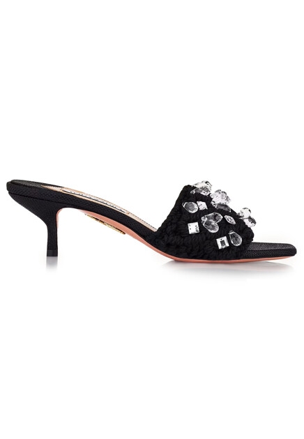 Мюли с декором  AQUAZZURA
