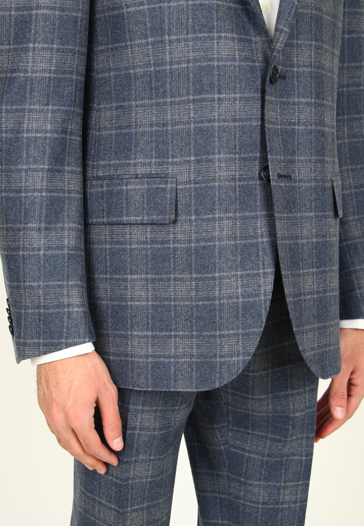Костюм CORNELIANI  - Шерсть - цвет синий