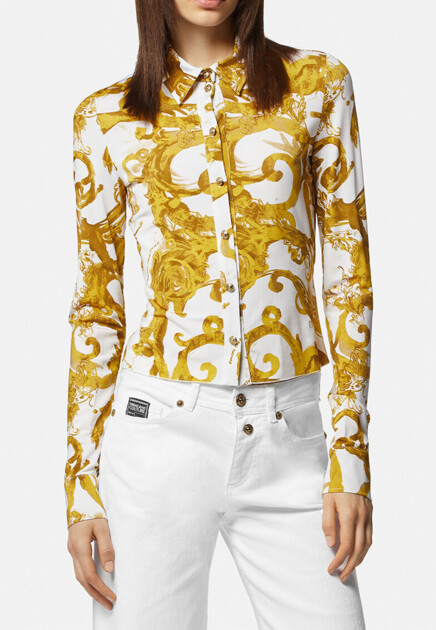 Рубашка VERSACE JEANS COUTURE  - Вискоза - цвет белый